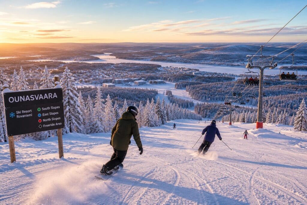 Esquí y snowboard en Ounasvaara