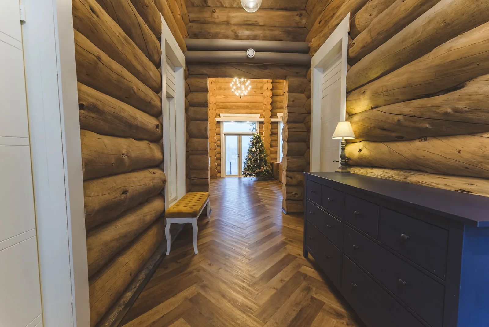 Flur in der Luxus-Blockvilla